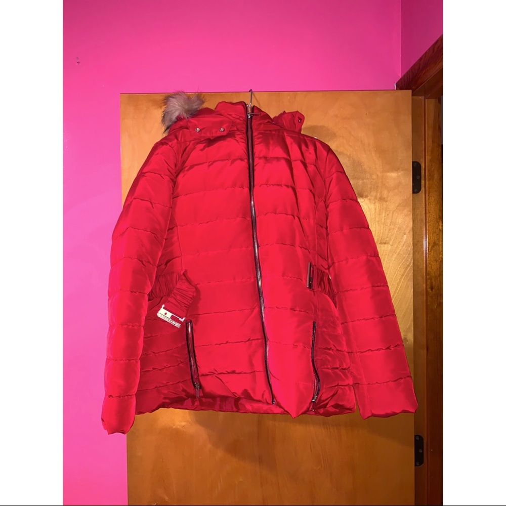 New York & Company red coat